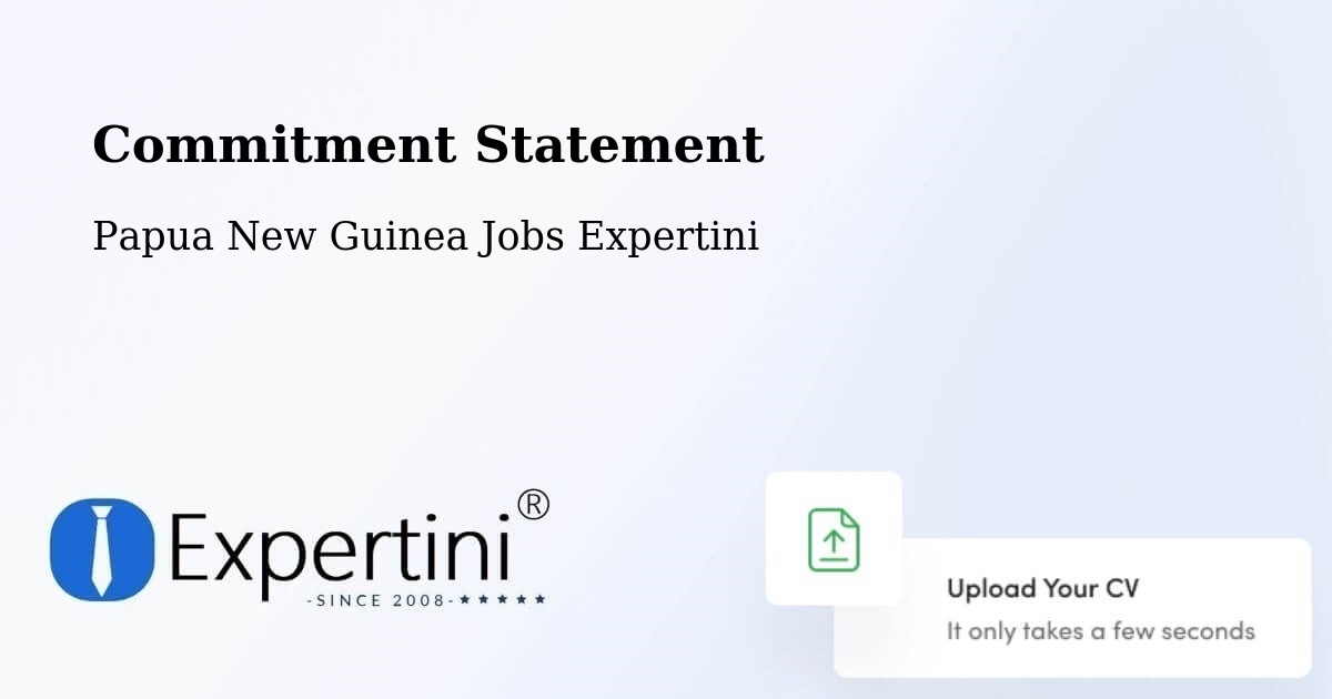 Corporate Commitment – Wau - Papua New Guinea Jobs Expertini